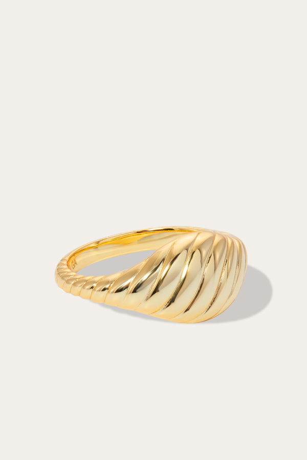 Galleria Armadoro Speira Gold Vermeil Signet Ring