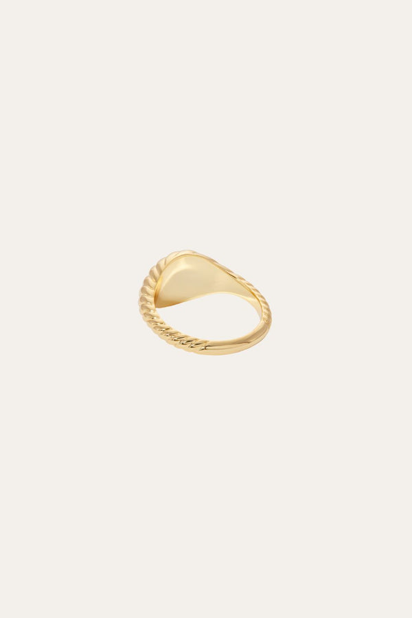 Galleria Armadoro Speira Gold Vermeil Signet Ring