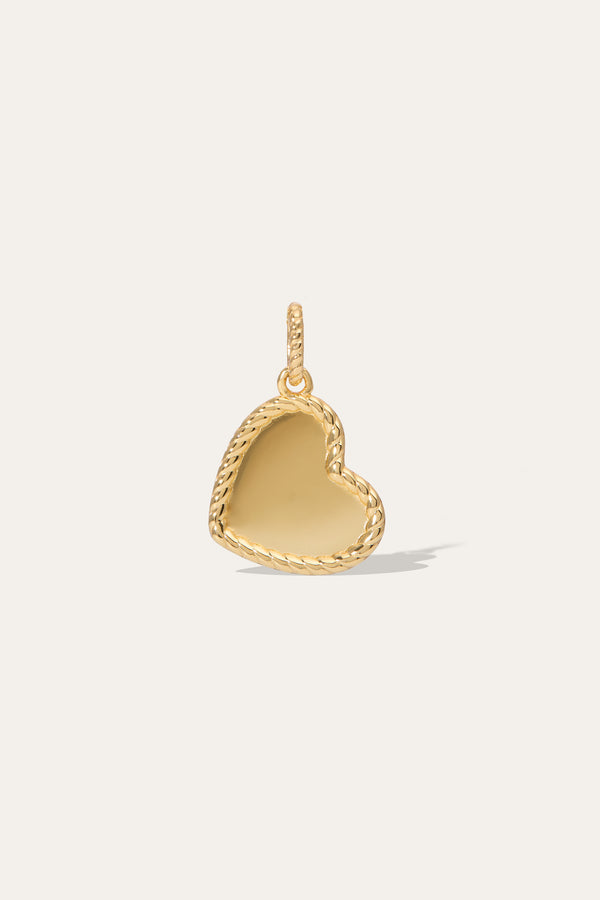 Galleria Armadoro Speira Heart Gold Vermeil Charm