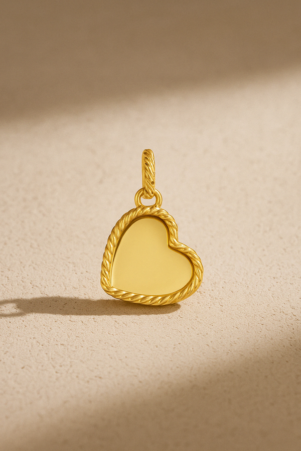 galleria armadoro Speira Heart Gold Vermeil Charm
