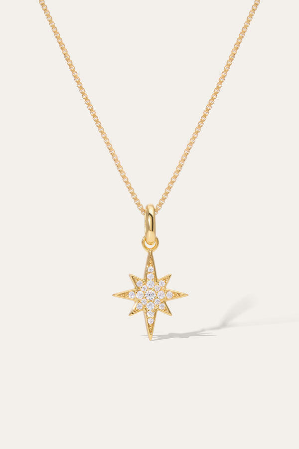 Galleria Armadoro Starburst Gold Vermeil Necklace