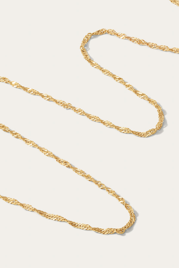 Galleria Armadoro Twisted Gold Vermeil Chain