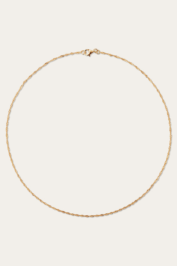 Galleria Armadoro Twisted Gold Vermeil Chain