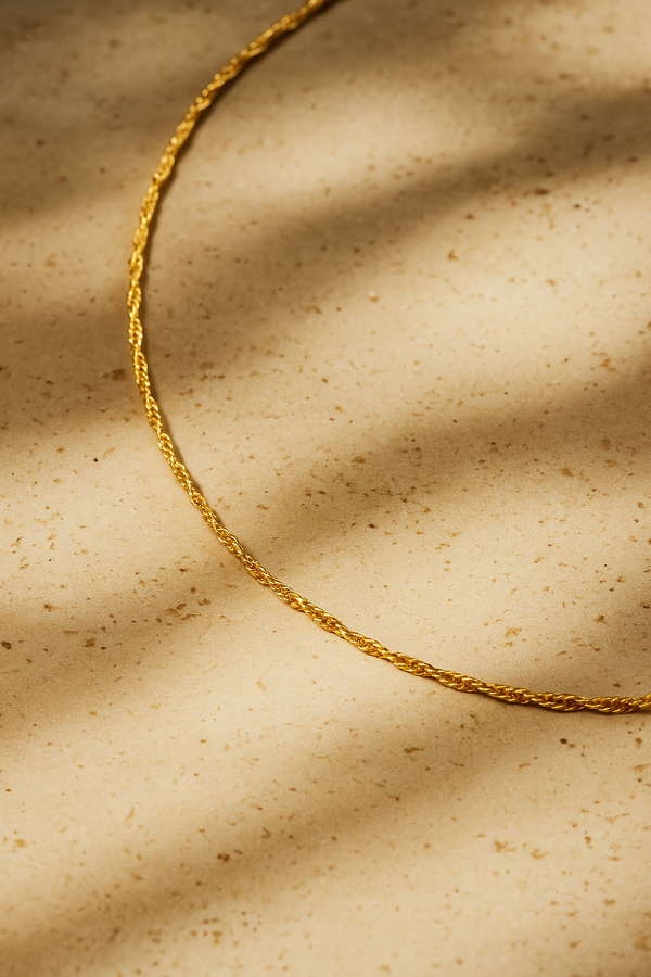 galleria armadoro Twisted Gold Vermeil Chain