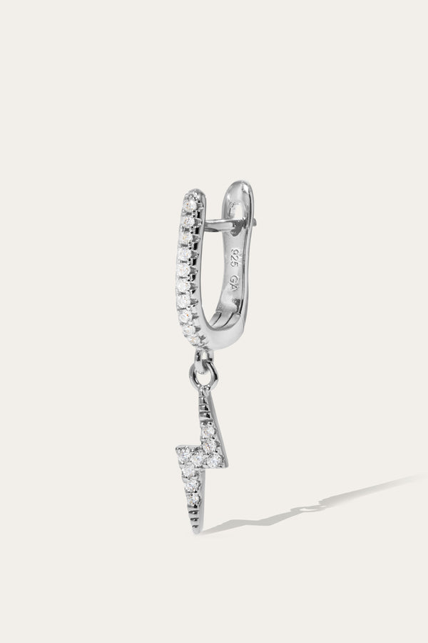 Galleria Armadoro Hanging Bolt Sterling Silver Earring