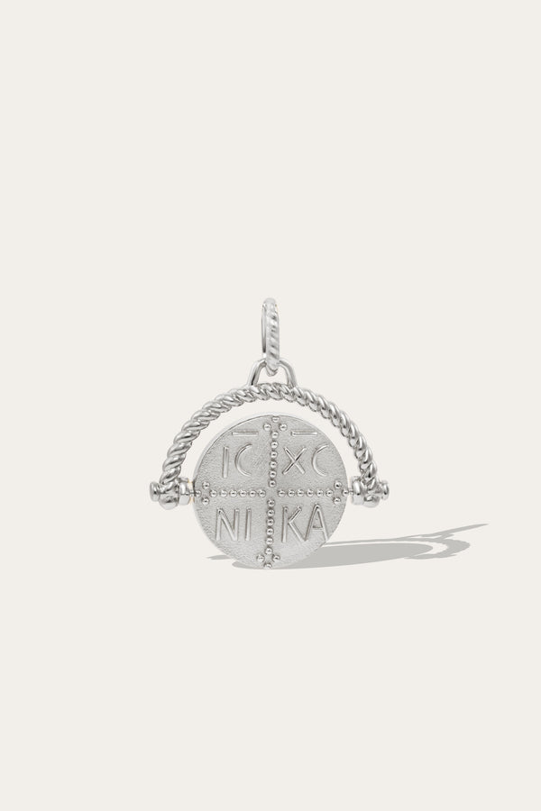 Galleria Armadoro Konstantinato Speira Silver Engravable Charm