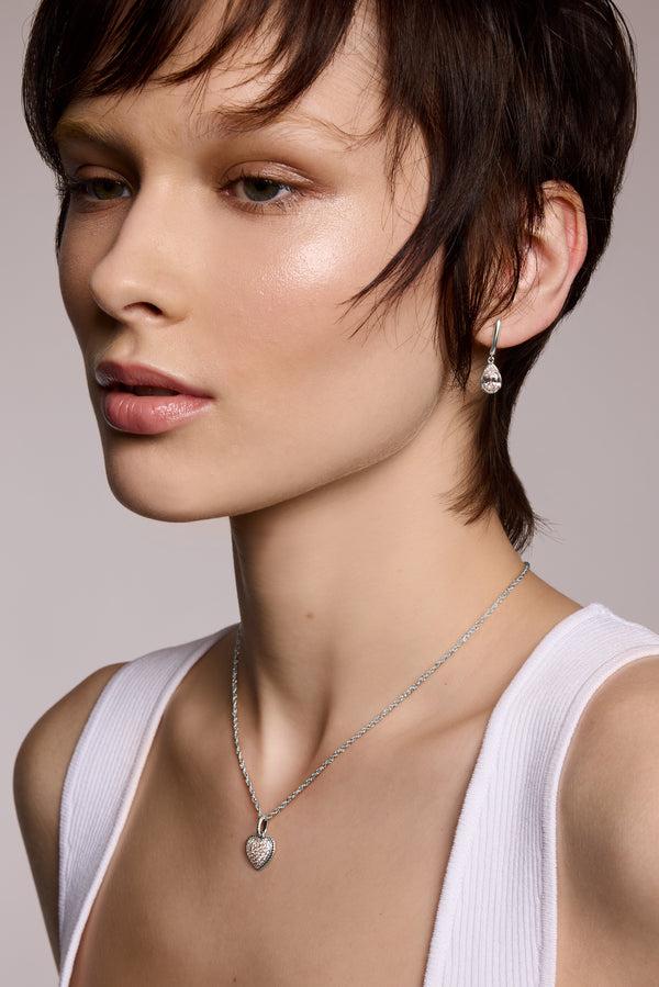 Galleria Armadoro Lacrima Celeste Silver Drop Earring