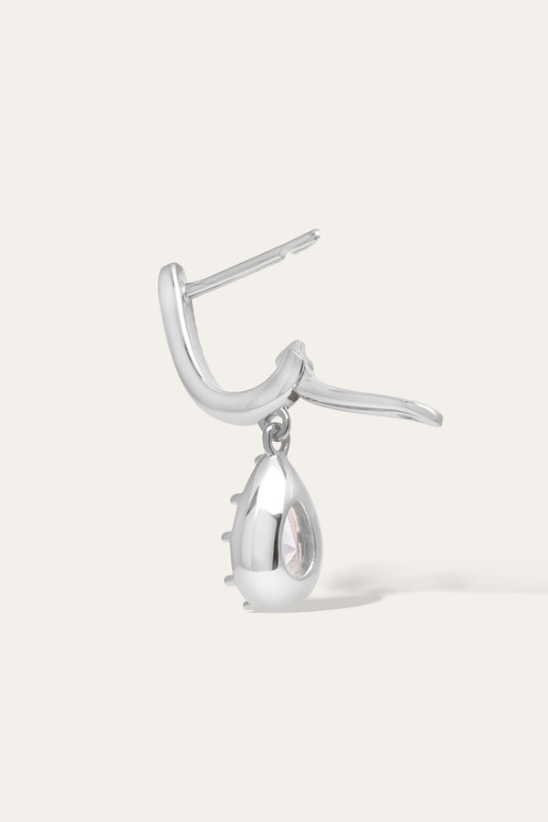 Galleria Armadoro Lacrima Celeste Silver Drop Earring