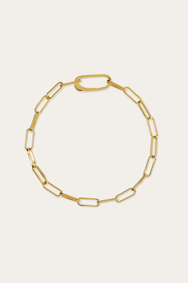 Galleria Armadoro Large Link Anklet/bracelet Gold Plated