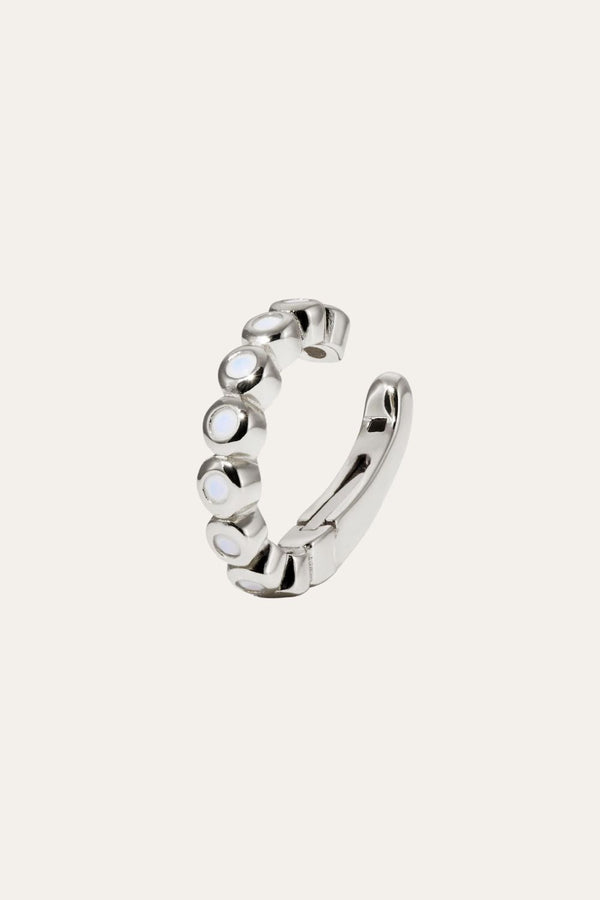 Galleria Armadoro Large Sterling Silver Opal Ear Cuff