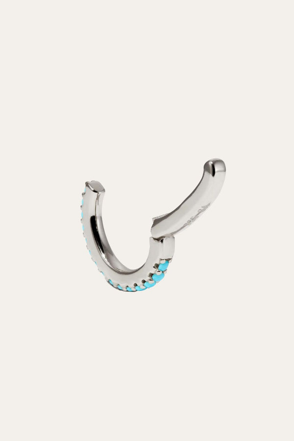 Galleria Armadoro Medium Sterling Silver Turquoise Earcuff