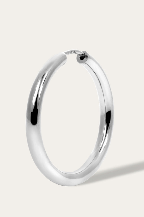 Galleria Armadoro Simple 20 Mm Sterling Silver Mini Hoop