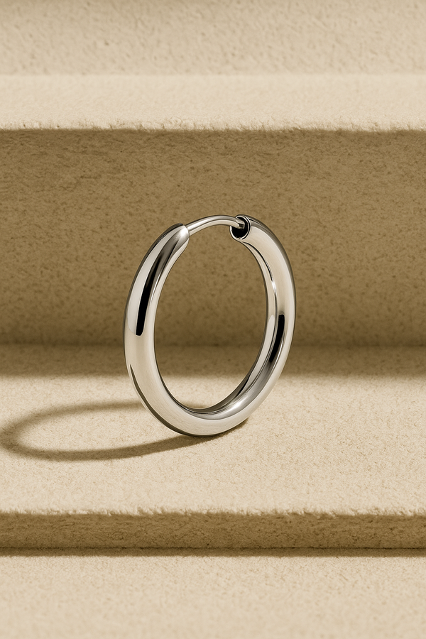 galleria armadoro Simple 20 mm sterling silver mini hoop
