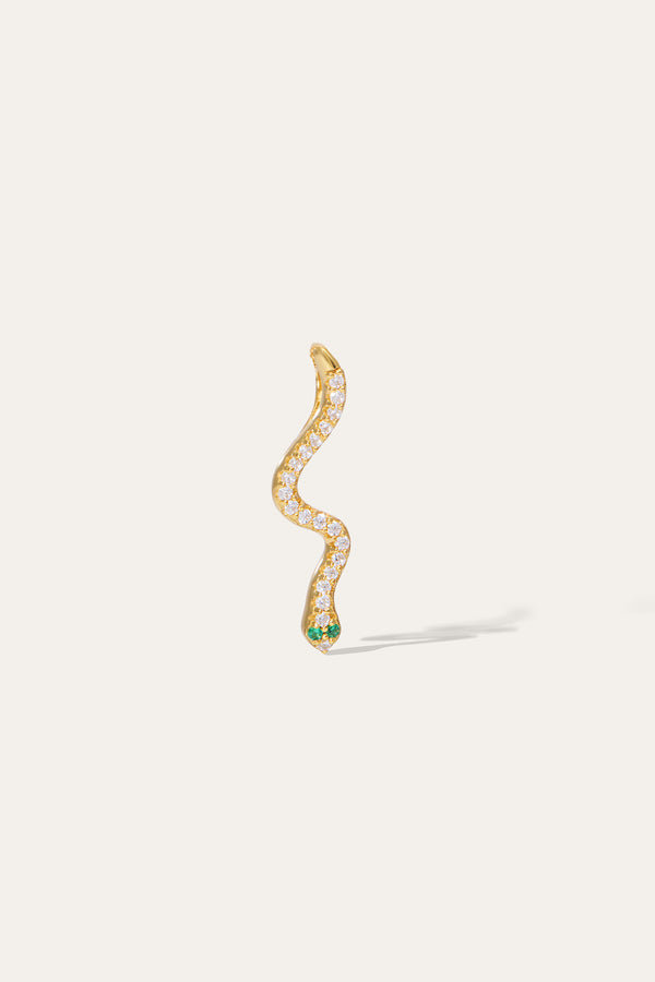Galleria Armadoro Snake Seamless Gold Vermeil Charm