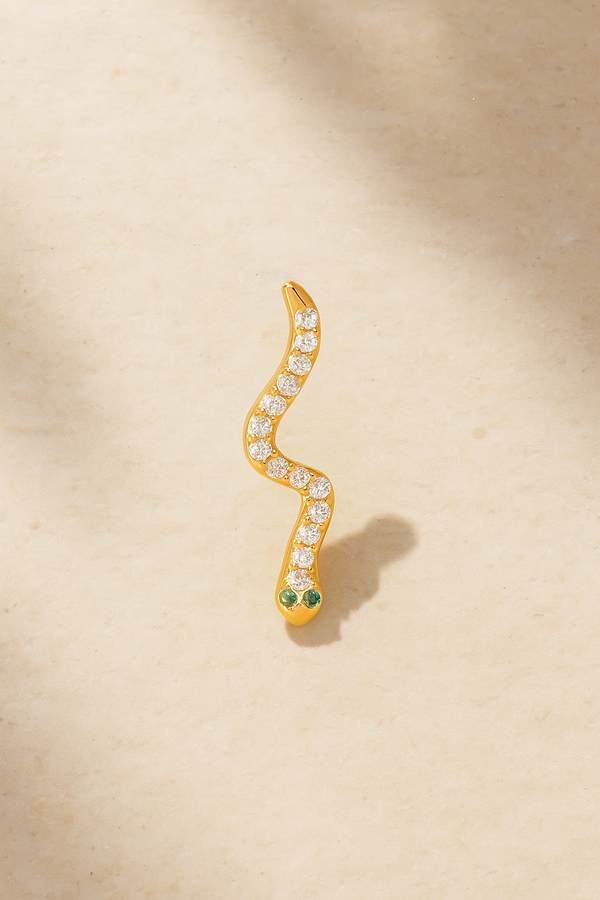 galleria armadoro Snake Seamless Gold Vermeil Charm