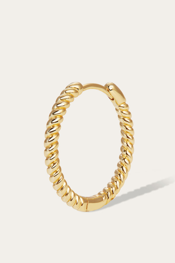 Galleria Armadoro Speira 18mm Gold Vermeil Mini Hoop