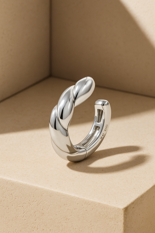 galleria armadoro Speira band sterling silver ear cuff