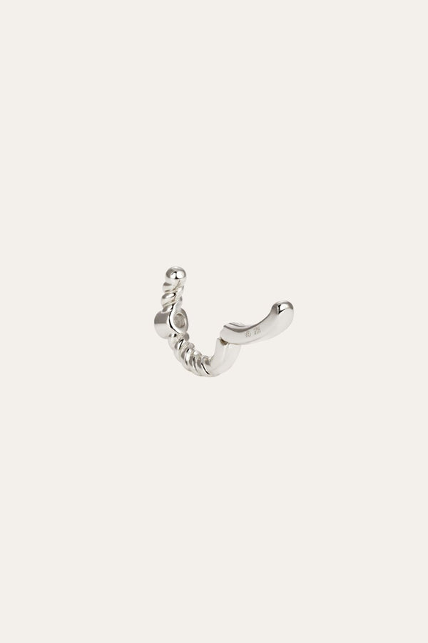 Galleria Armadoro Speira Round Cz Sterling Silver Ear Cuff