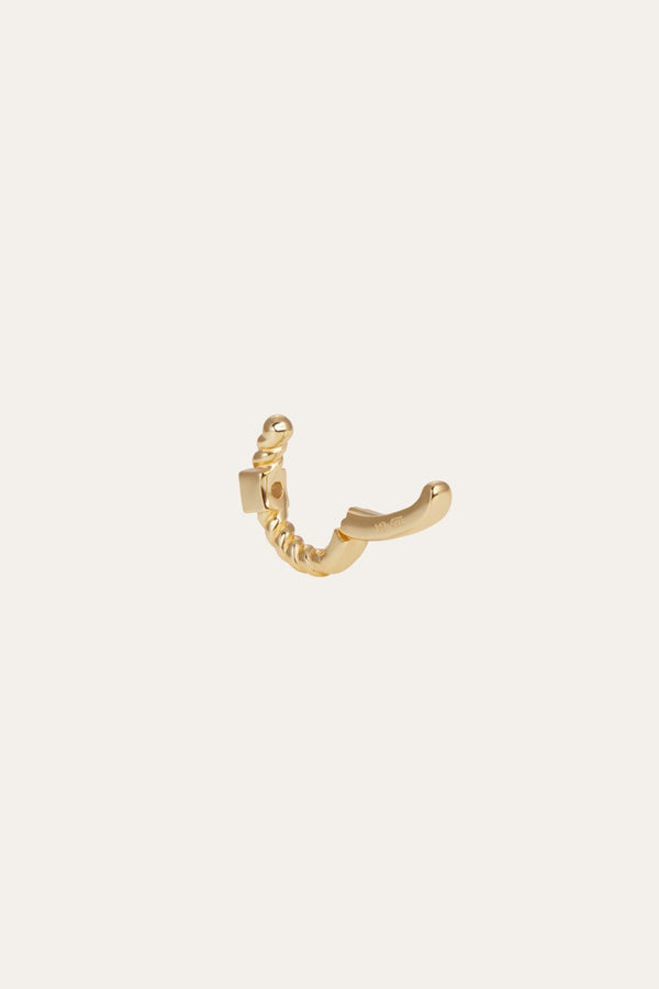 Galleria Armadoro Speira Square Cz Gold Vermeil Ear Cuff