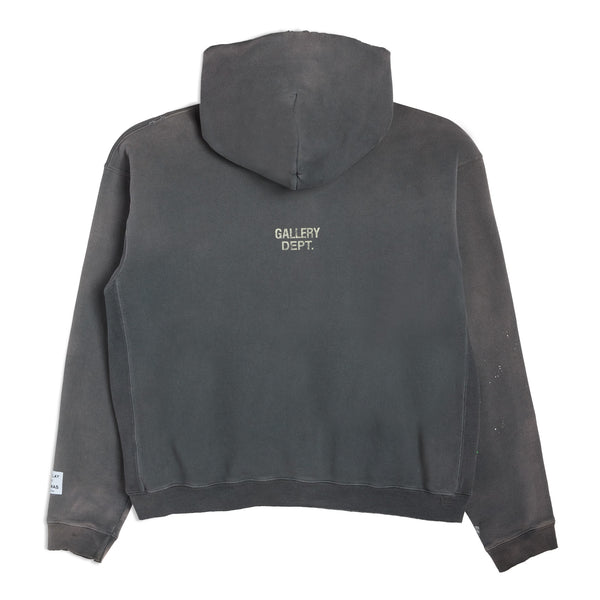 Gallery Dept. 90'S RECYCLE HOODIE Washed Black