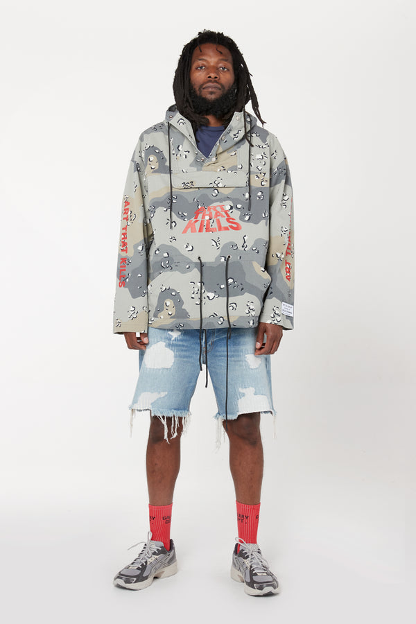 Gallery Dept. ATK ANORAK Grey Storm Camo