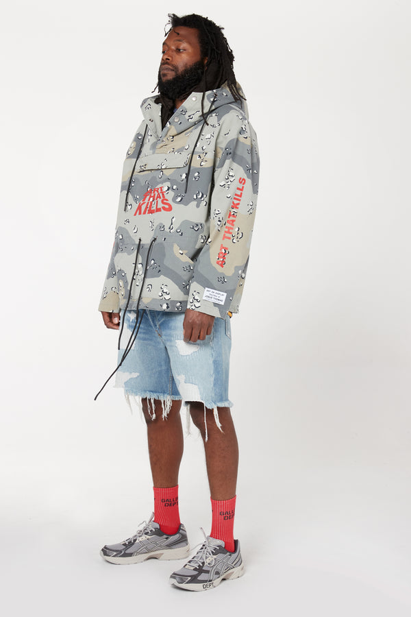 Gallery Dept. ATK ANORAK Grey Storm Camo