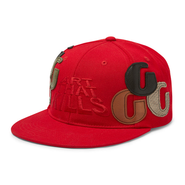 gallery dept. ATK G-PATCH FITTED CAP red