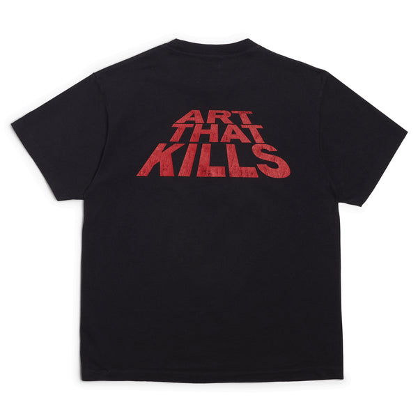 Gallery Dept. ATK STACK LOGO TEE Washed Black