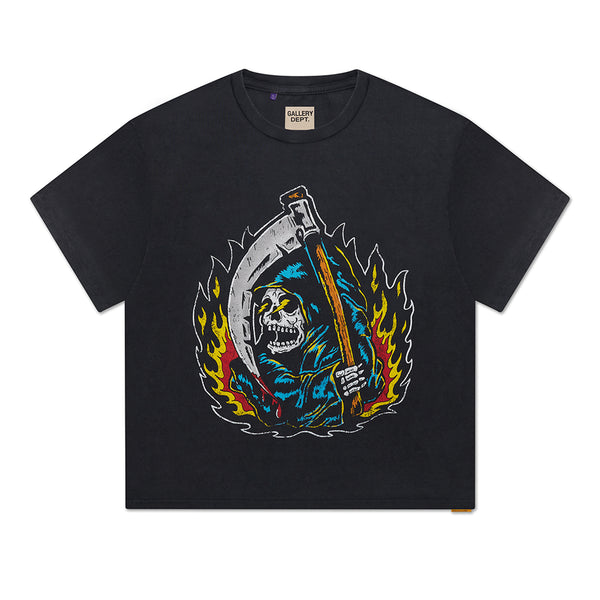 gallery dept. BIG REAPER ATK TEE vintage black