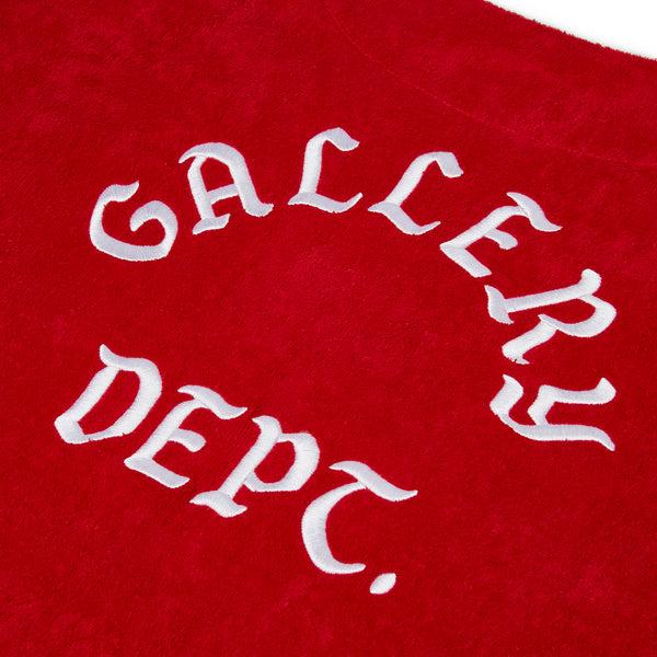 Gallery Dept. BOXING TOWEL PONCHO Red/white