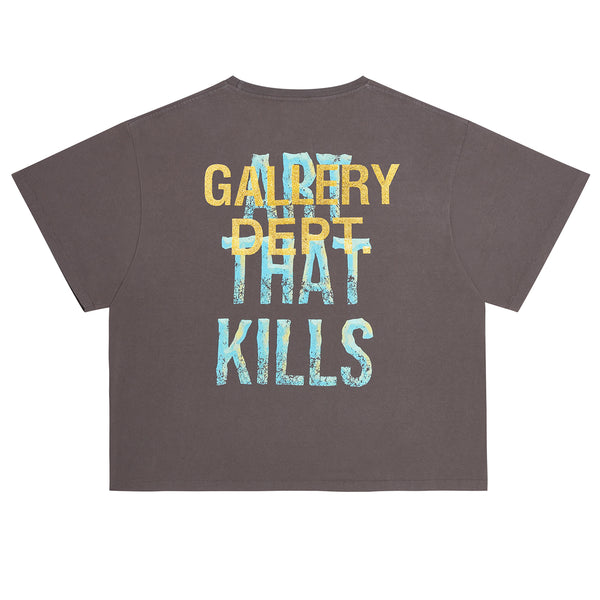 Gallery Dept. BROKEN ATK TEE Vintage Black