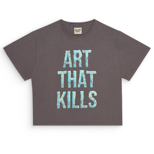 gallery dept. BROKEN ATK TEE vintage black