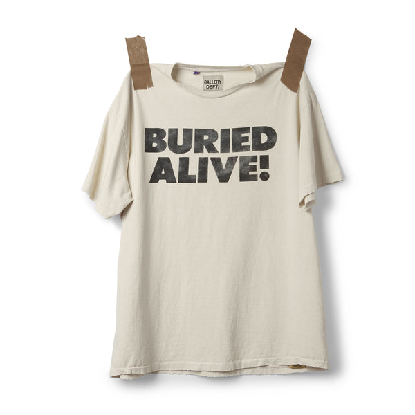 gallery dept. BURIED ALIVE TEE archival white