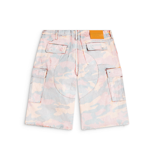 Gallery Dept. CAMO CUT OFF SHORTS Orange