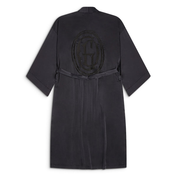 Gallery Dept. CHATEAU SILK SPA ROBE Black
