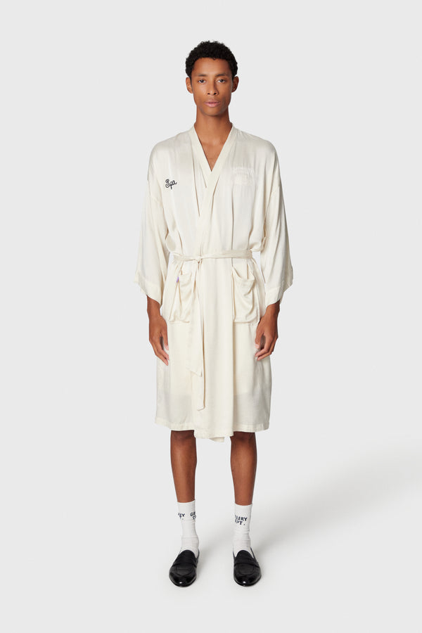Gallery Dept. CHATEAU SILK SPA ROBE White