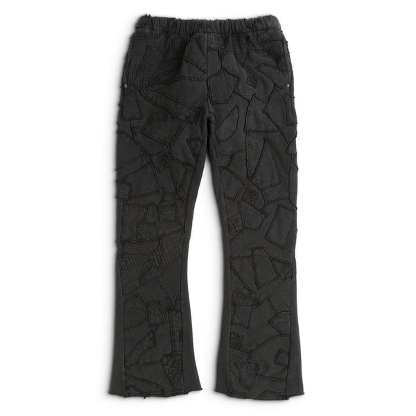 gallery dept. COLLAGE FLARE SWEATPANT black