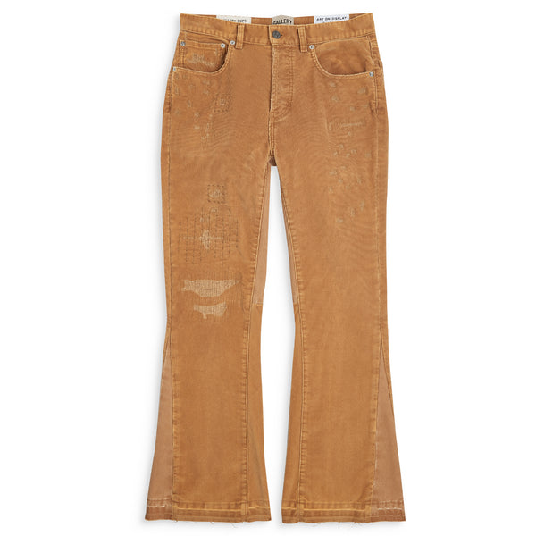 gallery dept. CORDUROY LA FLARE golden brown