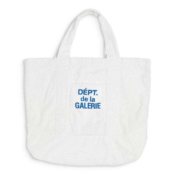Gallery Dept. CORDUROY TOTE BAG White