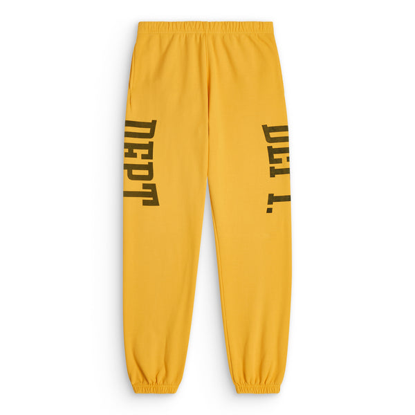 gallery dept. DEPT GYM SWEATPANT gold yellow