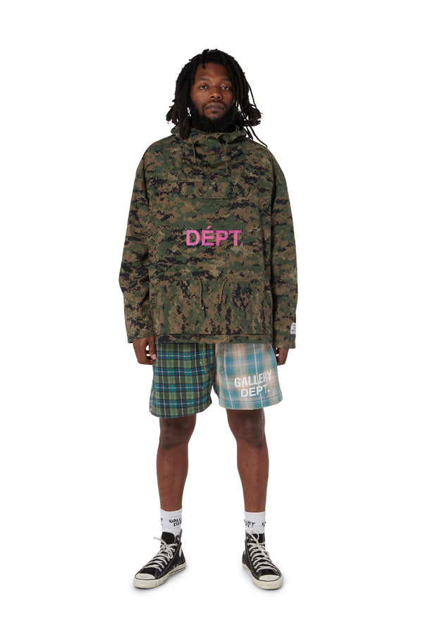 Gallery Dept. DIGITAL CAMO ANORAK Green Camo