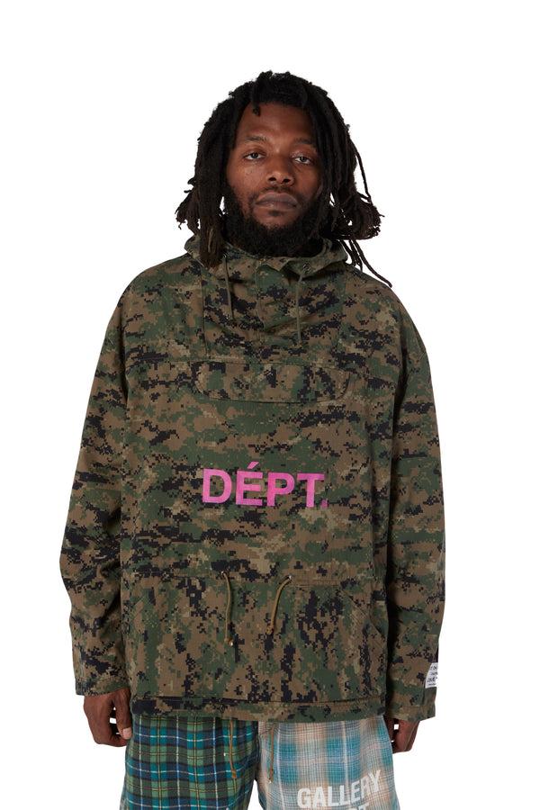 Gallery Dept. DIGITAL CAMO ANORAK Green Camo