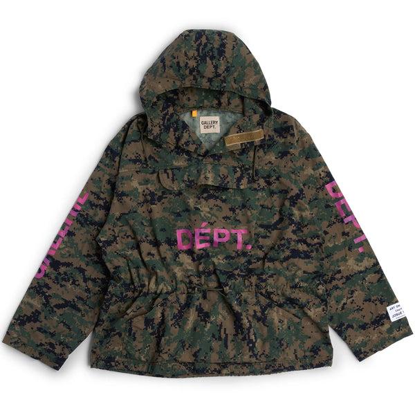 gallery dept. DIGITAL CAMO ANORAK green camo