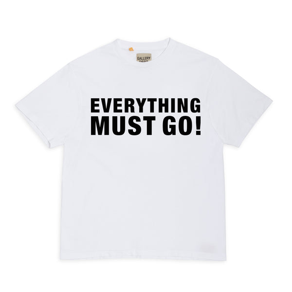 gallery dept. EVERYTHING MUST GO TEE white