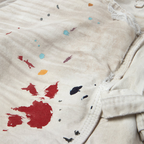 Gallery Dept. FLEA CARPENTER SHORTS White Paint