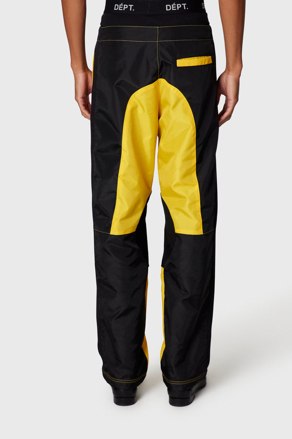 Gallery Dept. FREESTYLE PANT Black/yellow Gold