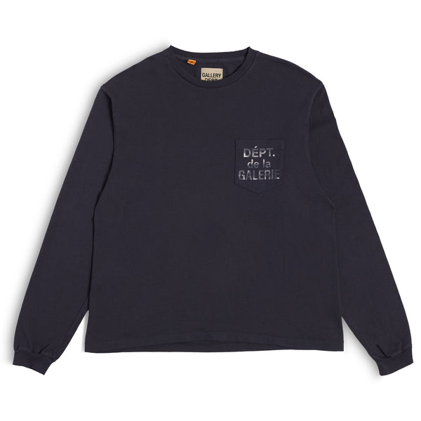 gallery dept. FRENCH L/S POCKET TEE black