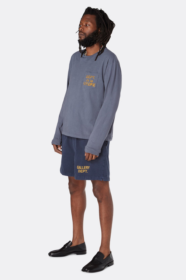 Gallery Dept. FRENCH L/S POCKET TEE Navy