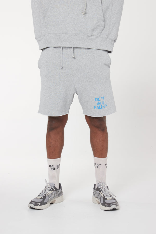Gallery Dept. FRENCH LOGO SWEAT SHORTS Heather Grey