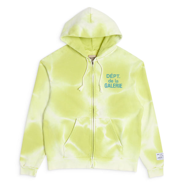 gallery dept. FRENCH ZIP HOODIE lime green